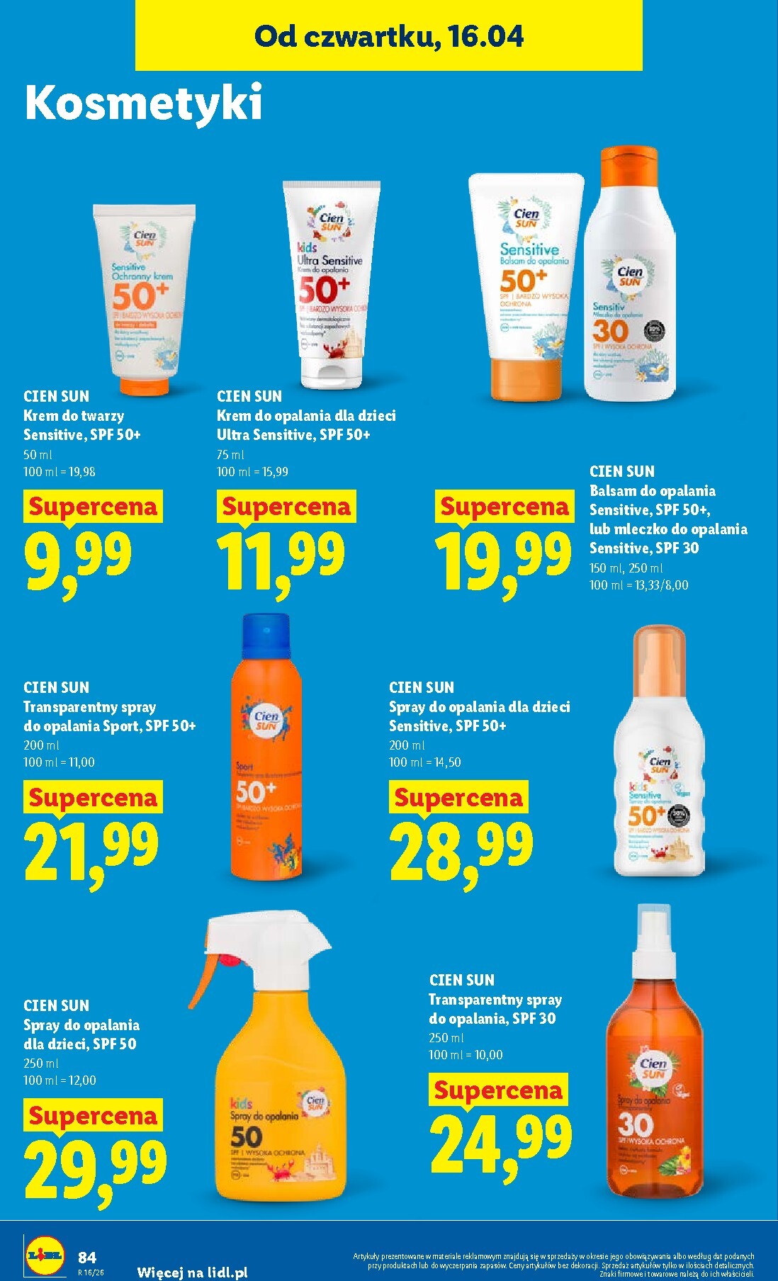 lidl - Nowa gazetka Lidl ważna od 16.04.2026 do 18.04.2026 - page: 84