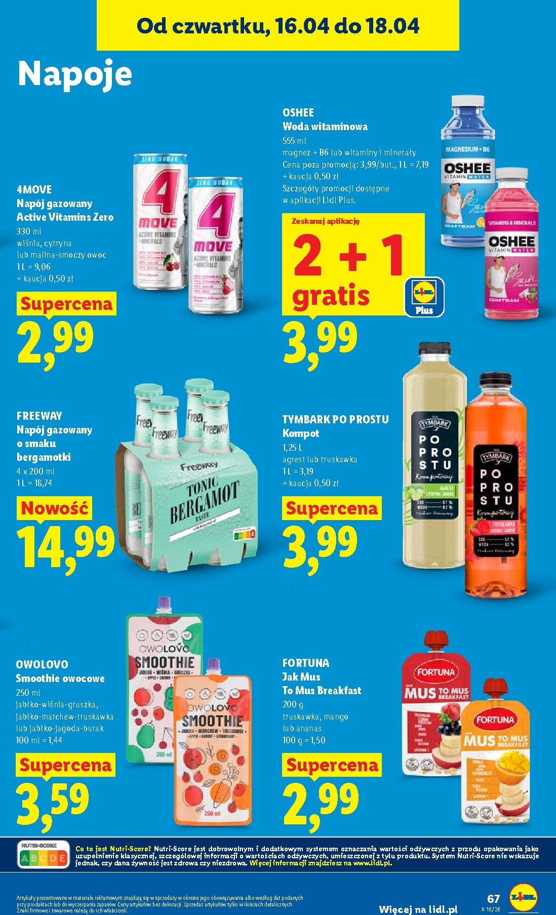 lidl - Nowa gazetka Lidl ważna od 16.04.2026 do 18.04.2026 - page: 67