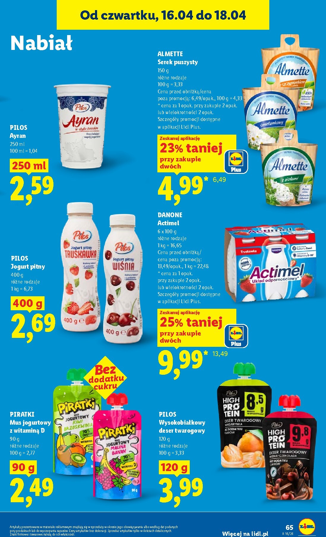 lidl - Aktualna gazetka Lidl ważna od 16.04.2026 do 18.04.2026 - page: 67