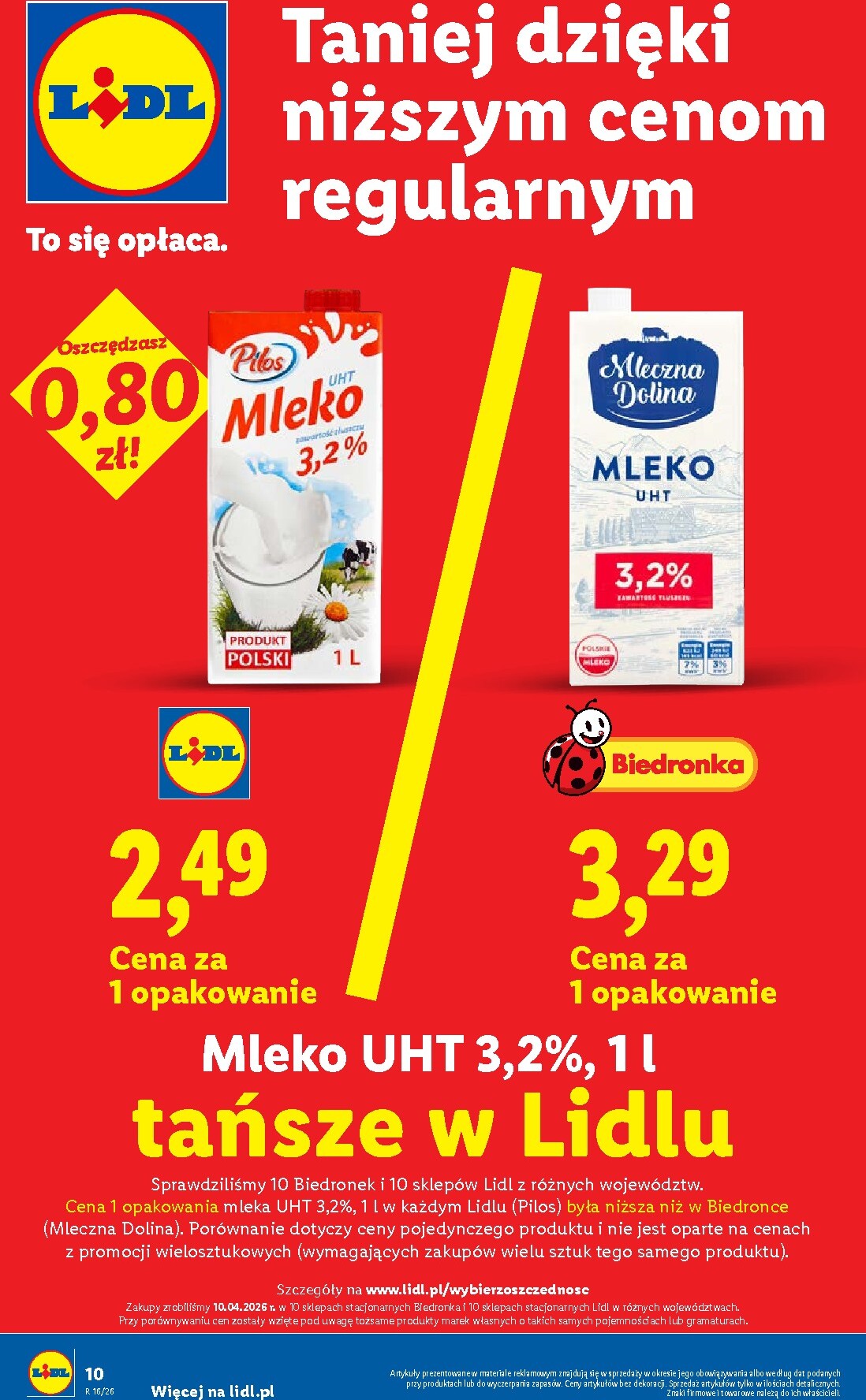 lidl - Aktualna gazetka Lidl ważna od 16.04.2026 do 18.04.2026 - page: 10