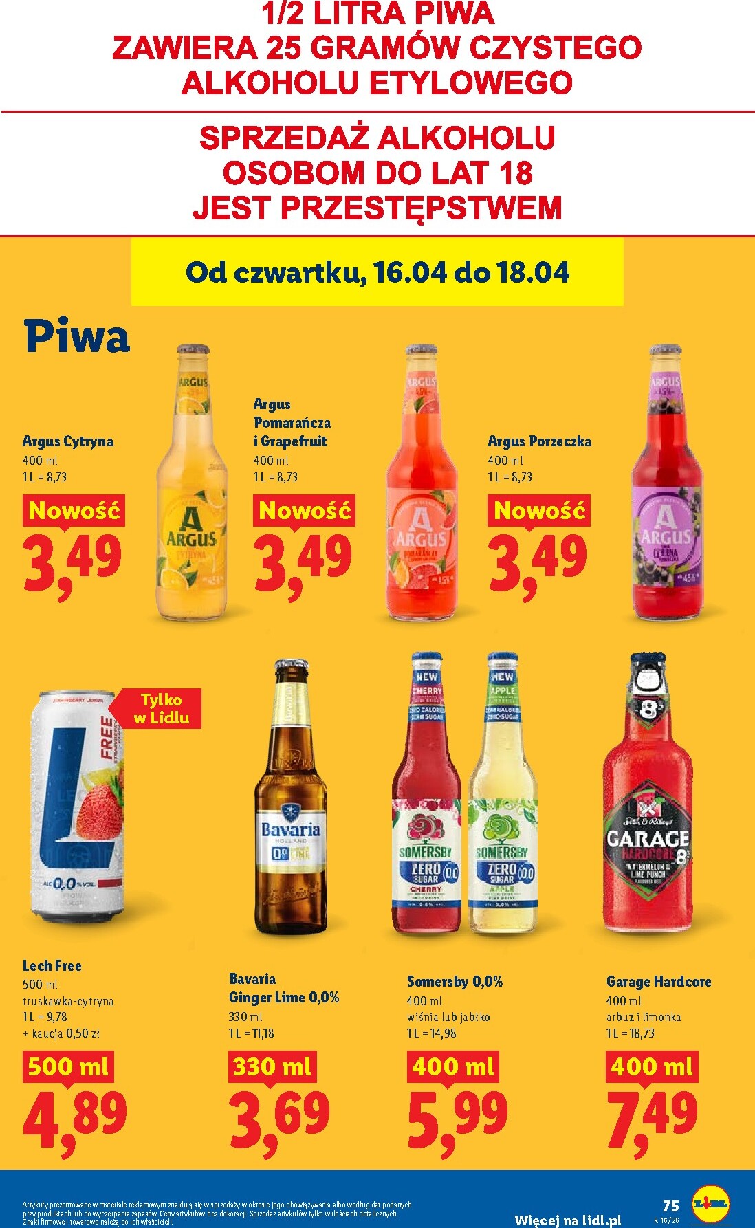 lidl - Aktualna gazetka Lidl ważna od 16.04.2026 do 18.04.2026 - page: 81