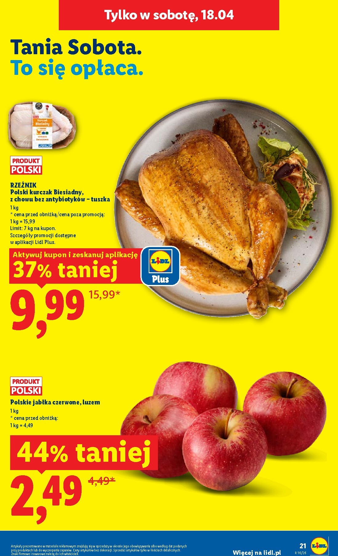 lidl - Aktualna gazetka Lidl ważna od 16.04.2026 do 18.04.2026 - page: 21