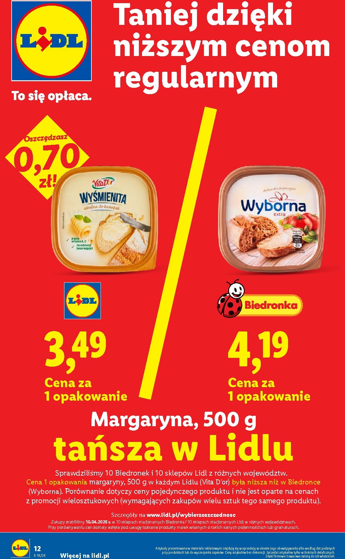 lidl - Aktualna gazetka Lidl ważna od 16.04.2026 do 18.04.2026 - page: 12