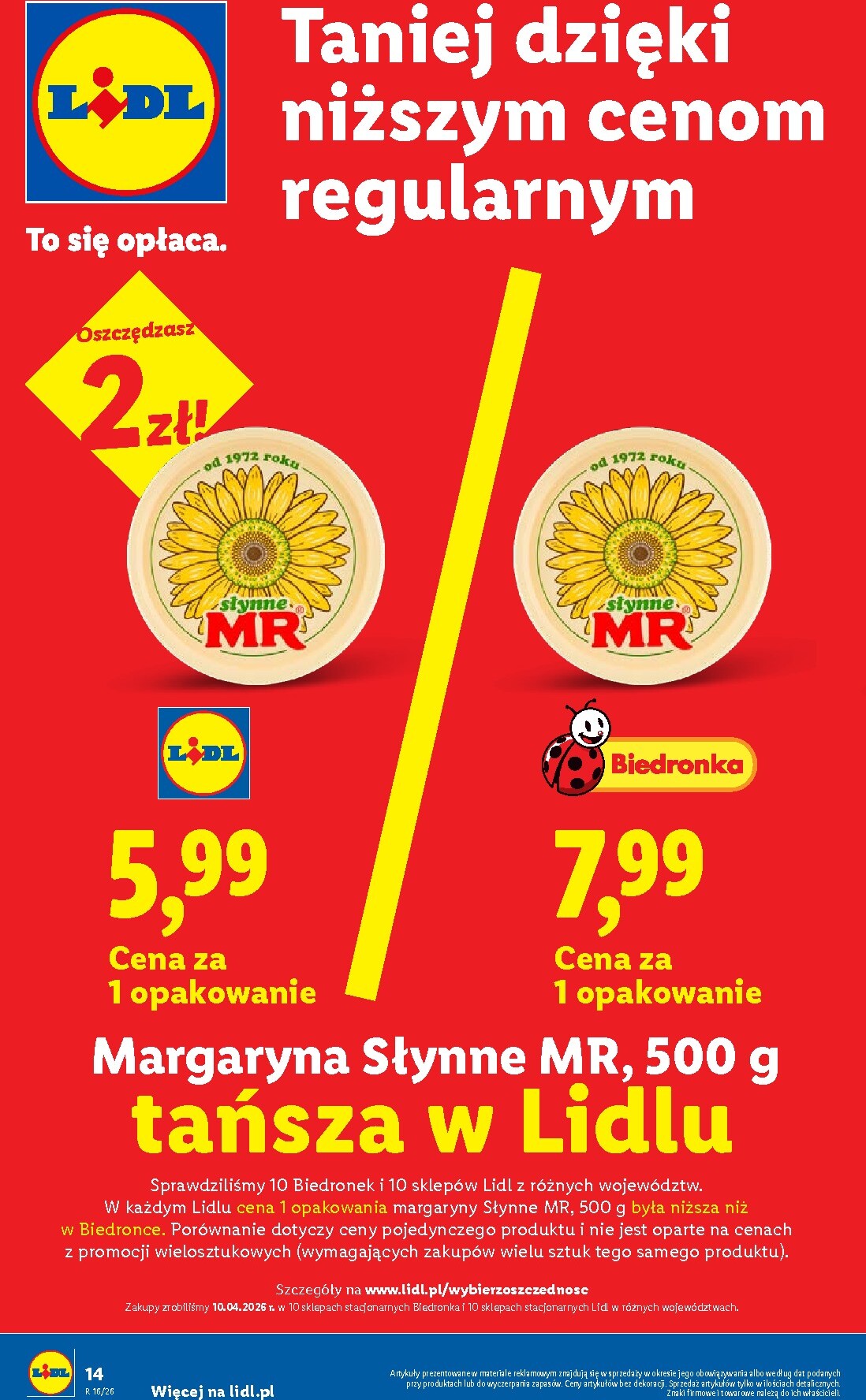 lidl - Aktualna gazetka Lidl ważna od 16.04.2026 do 18.04.2026 - page: 14
