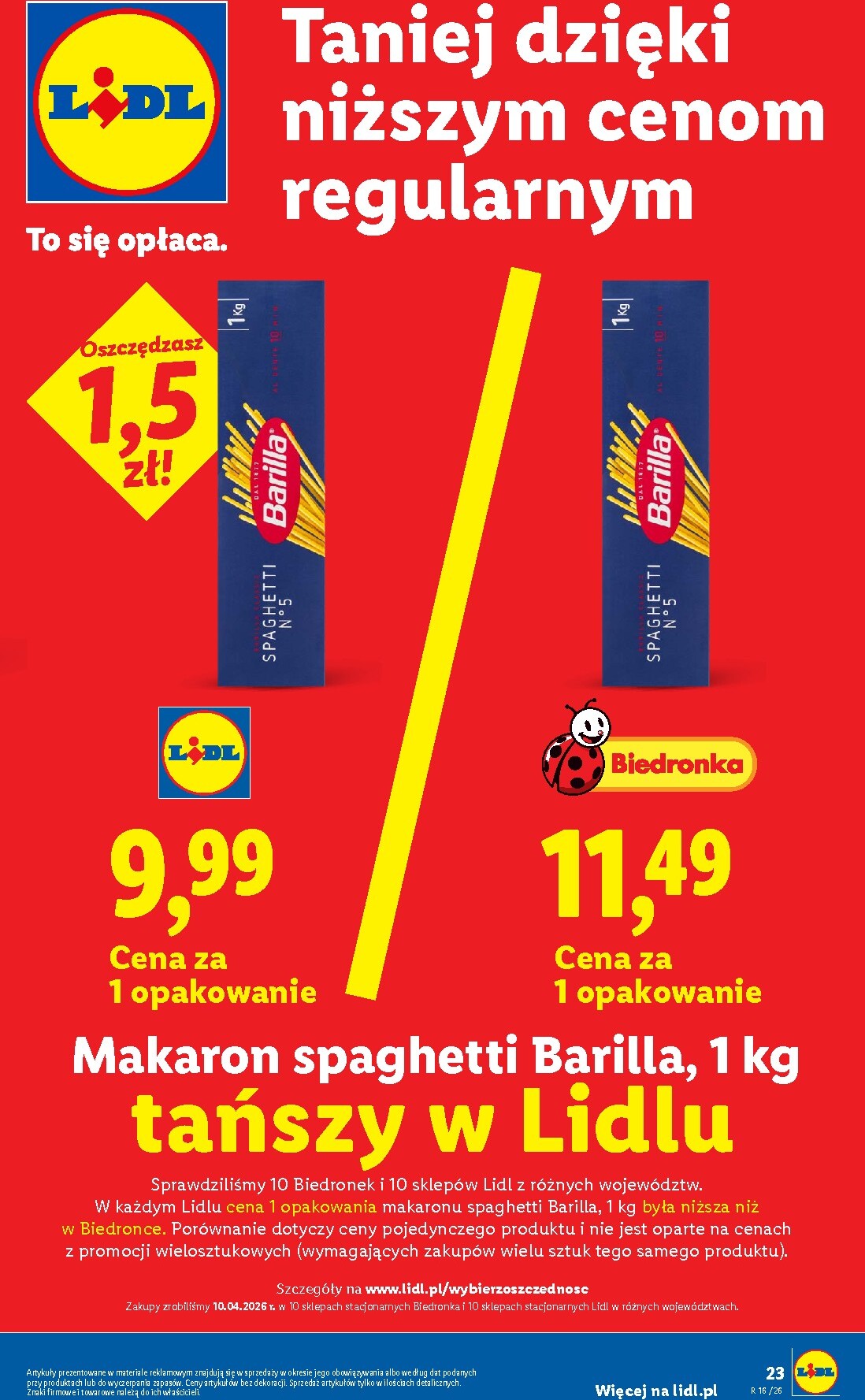 lidl - Nowa gazetka Lidl ważna od 20.04.2026 do 22.04.2026 - page: 23