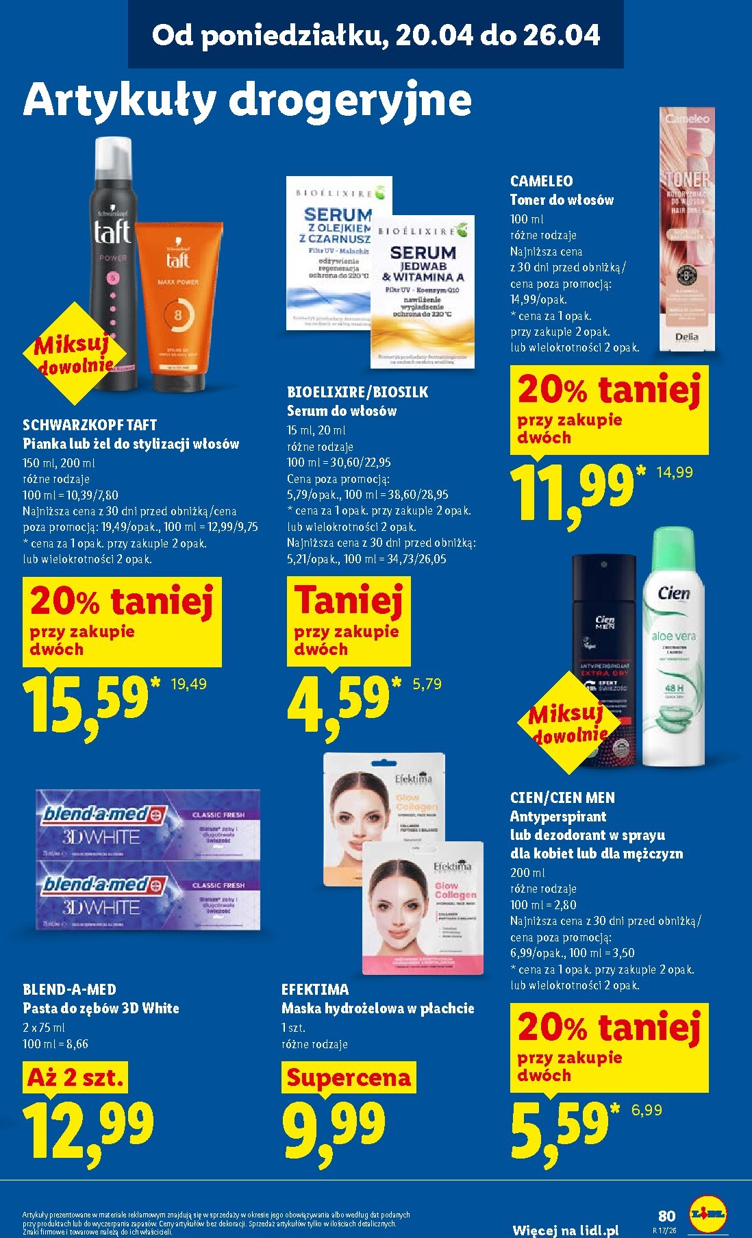 lidl - Nowa gazetka Lidl ważna od 20.04.2026 do 22.04.2026 - page: 83