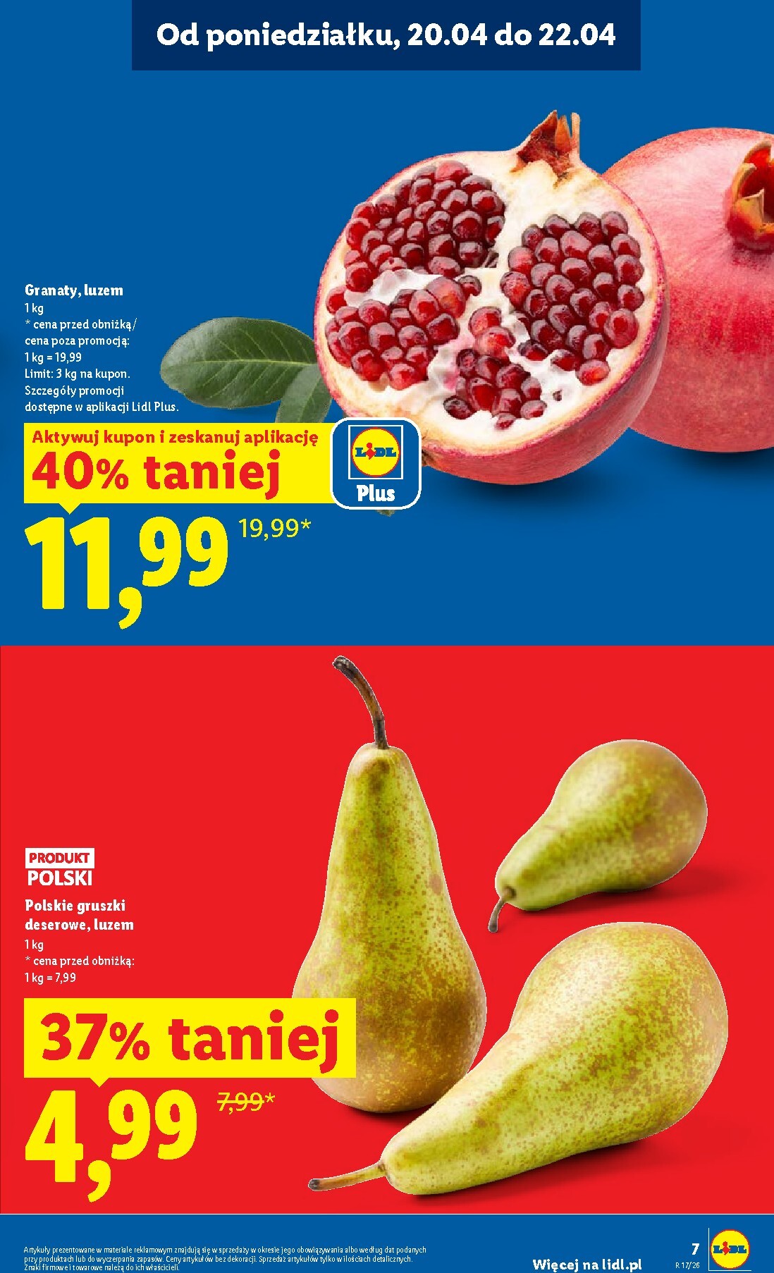 lidl - Nowa gazetka Lidl ważna od 20.04.2026 do 22.04.2026 - page: 7