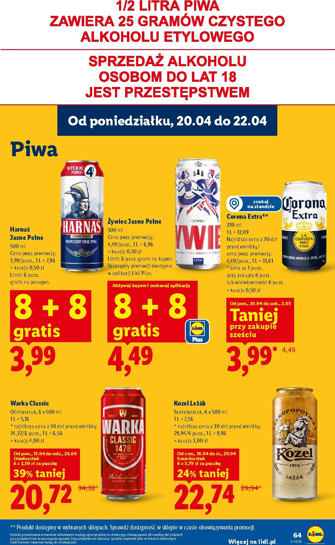 lidl - Nowa gazetka Lidl ważna od 20.04.2026 do 22.04.2026 - page: 67