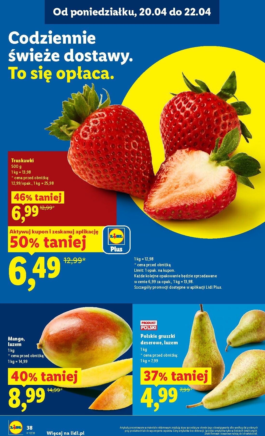 lidl - Nowa gazetka Lidl ważna od 20.04.2026 do 22.04.2026 - page: 38