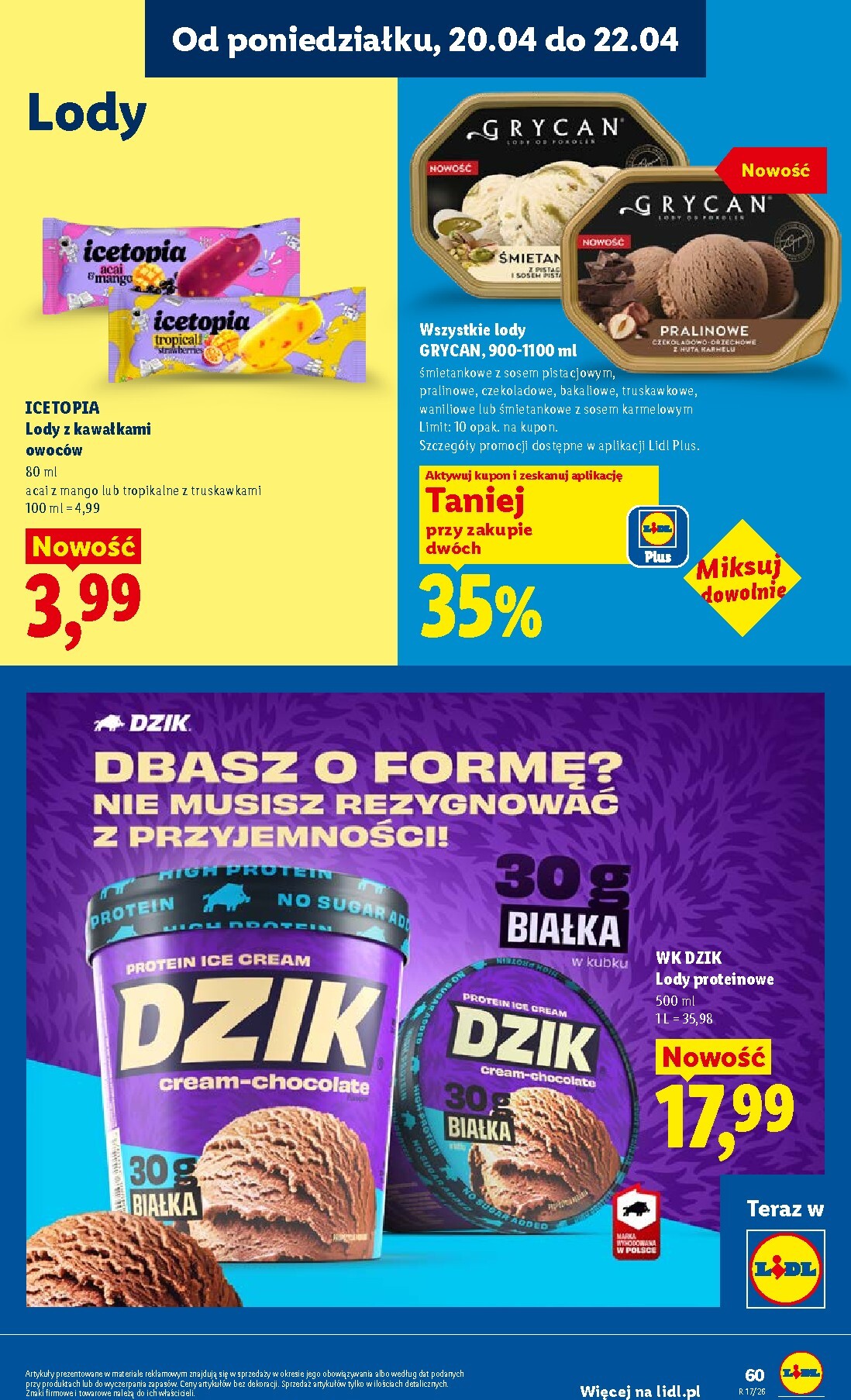 lidl - Nowa gazetka Lidl ważna od 20.04.2026 do 22.04.2026 - page: 61