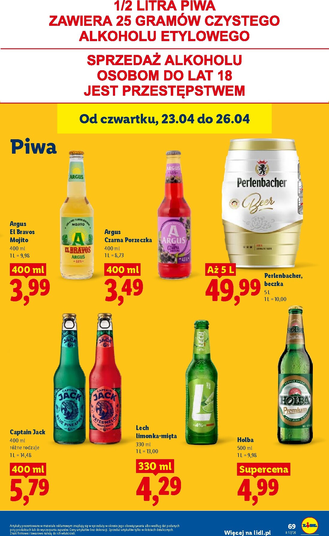 lidl - Nowa gazetka Lidl ważna od 23.04.2026 do 26.04.2026 - page: 69