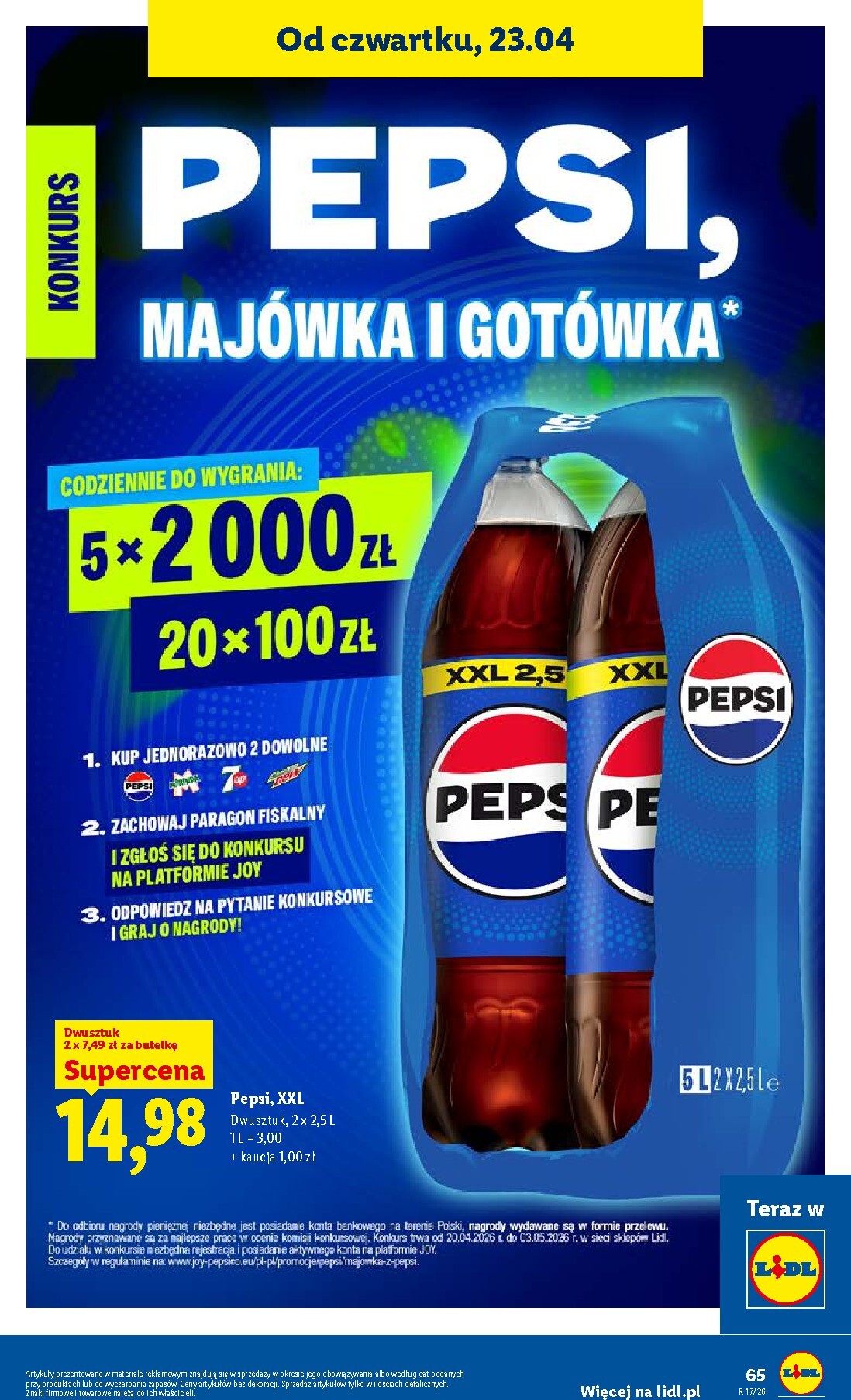 lidl - Nowa gazetka Lidl ważna od 23.04.2026 do 26.04.2026 - page: 65