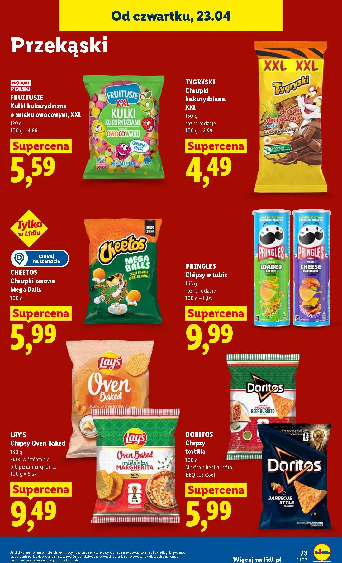 lidl - Nowa gazetka Lidl ważna od 23.04.2026 do 26.04.2026 - page: 73