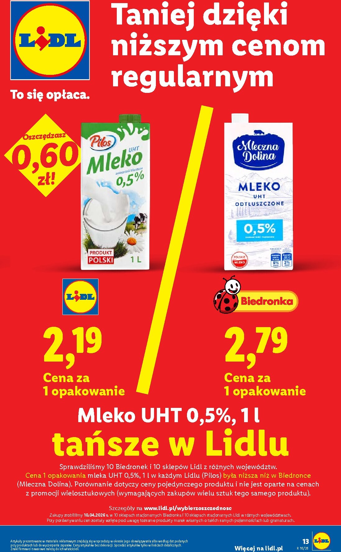 lidl - Nowa gazetka Lidl ważna od 23.04.2026 do 26.04.2026 - page: 13