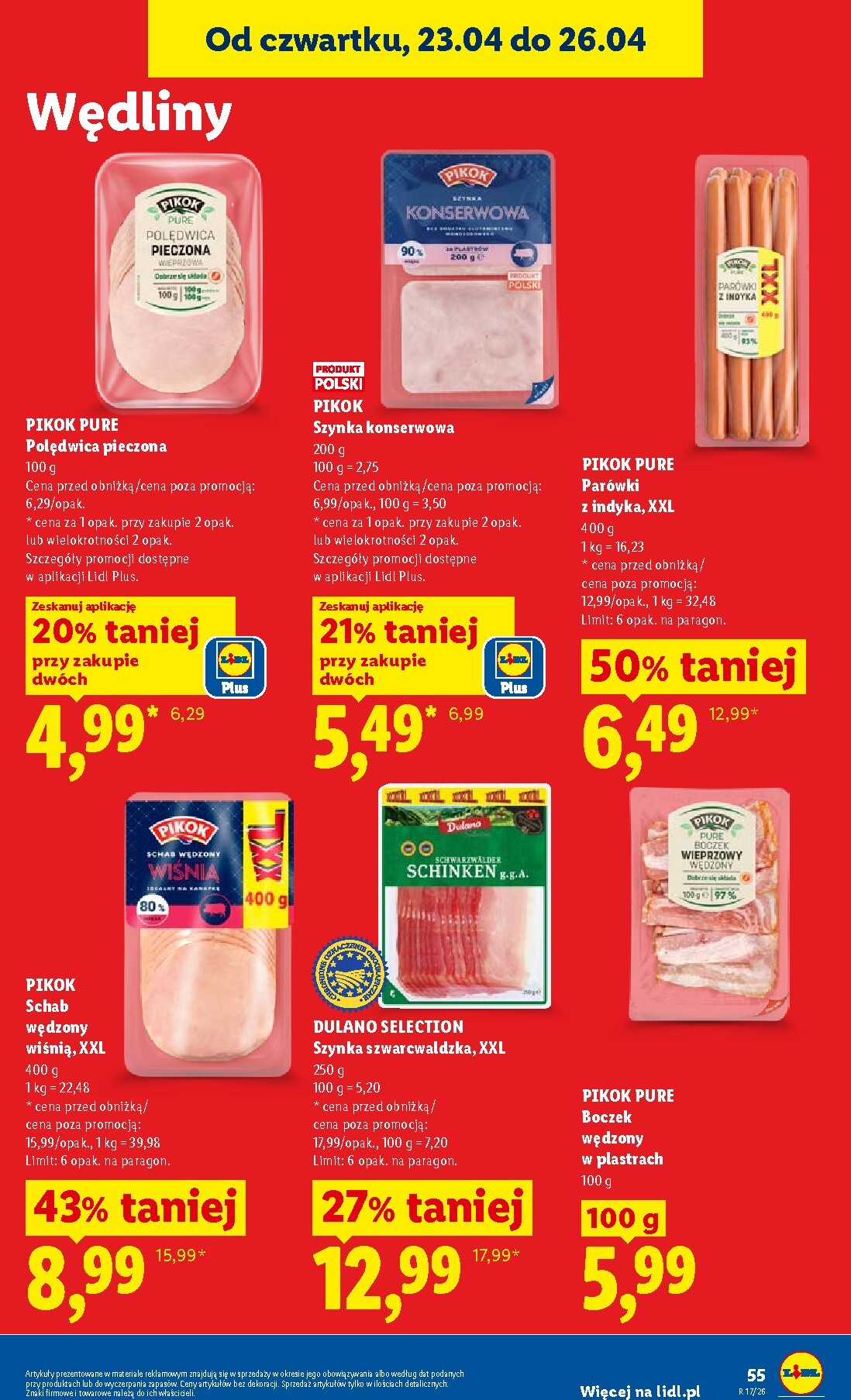 lidl - Nowa gazetka Lidl ważna od 23.04.2026 do 26.04.2026 - page: 55