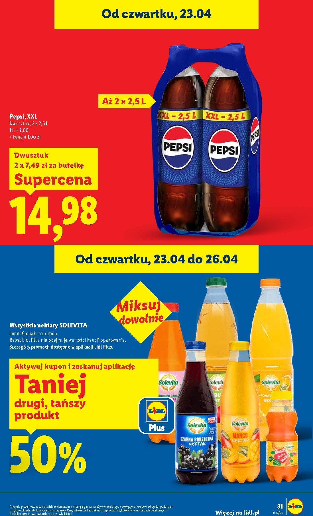 lidl - Nowa gazetka Lidl ważna od 23.04.2026 do 26.04.2026 - page: 31