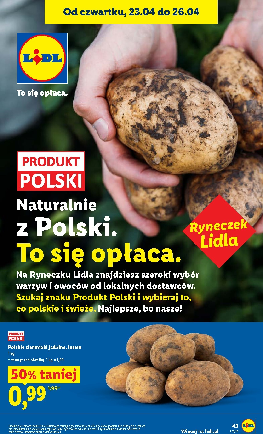 lidl - Nowa gazetka Lidl ważna od 23.04.2026 do 26.04.2026 - page: 43