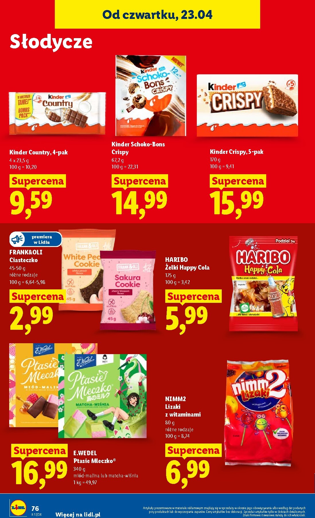 lidl - Aktualna gazetka Lidl ważna od 23.04.2026 do 26.04.2026 - page: 78