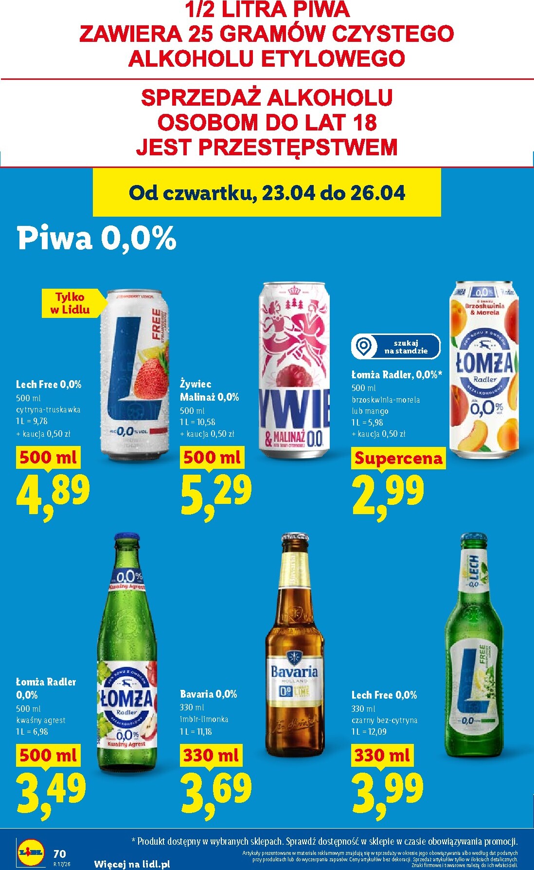 lidl - Aktualna gazetka Lidl ważna od 23.04.2026 do 26.04.2026 - page: 72