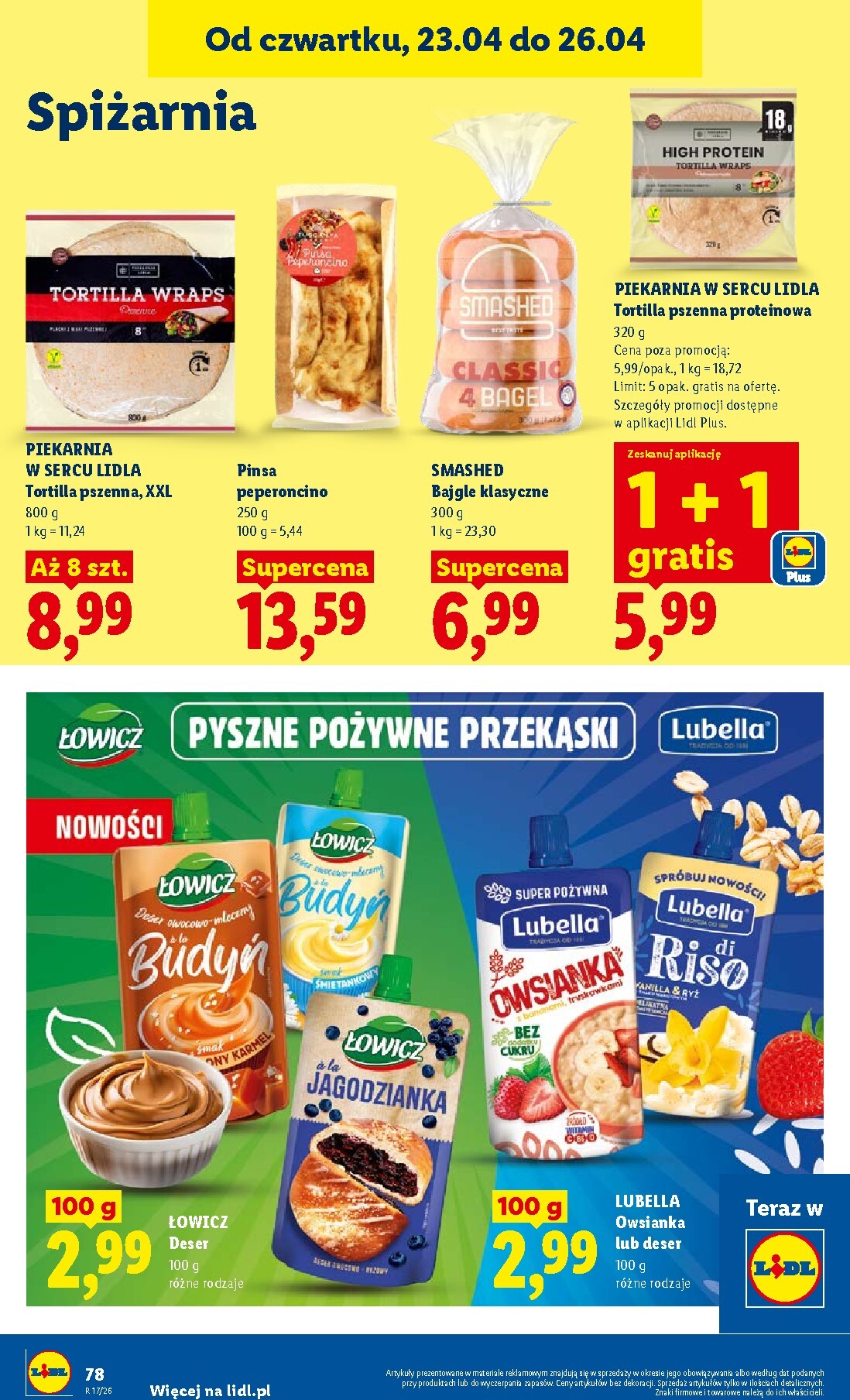 lidl - Aktualna gazetka Lidl ważna od 23.04.2026 do 26.04.2026 - page: 80