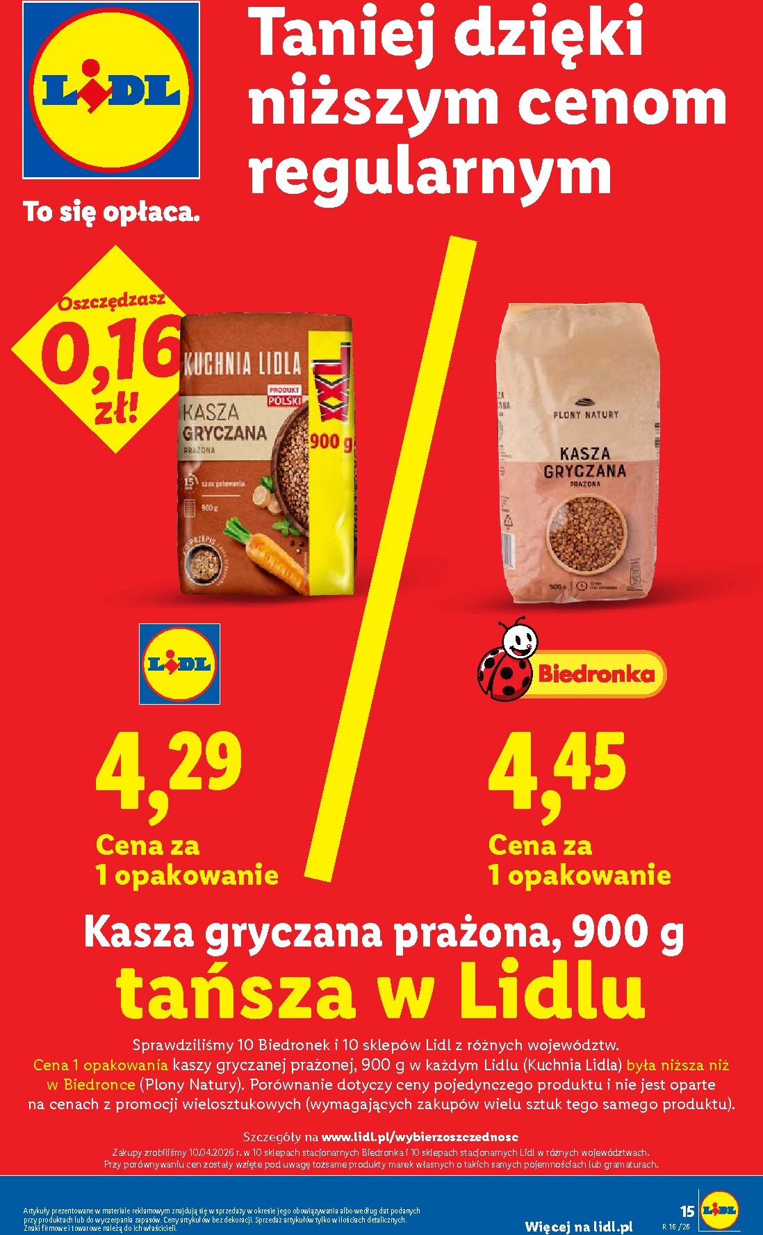 lidl - Aktualna gazetka Lidl ważna od 23.04.2026 do 26.04.2026 - page: 15