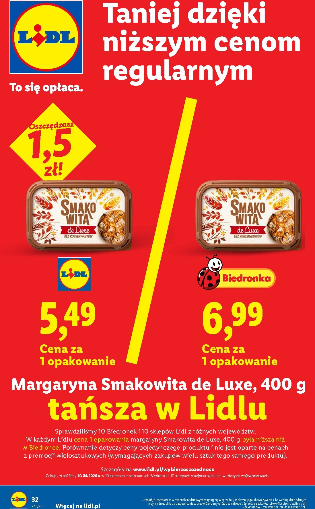 lidl - Nowa gazetka Lidl ważna od 27.04.2026 do 28.04.2026 - page: 32