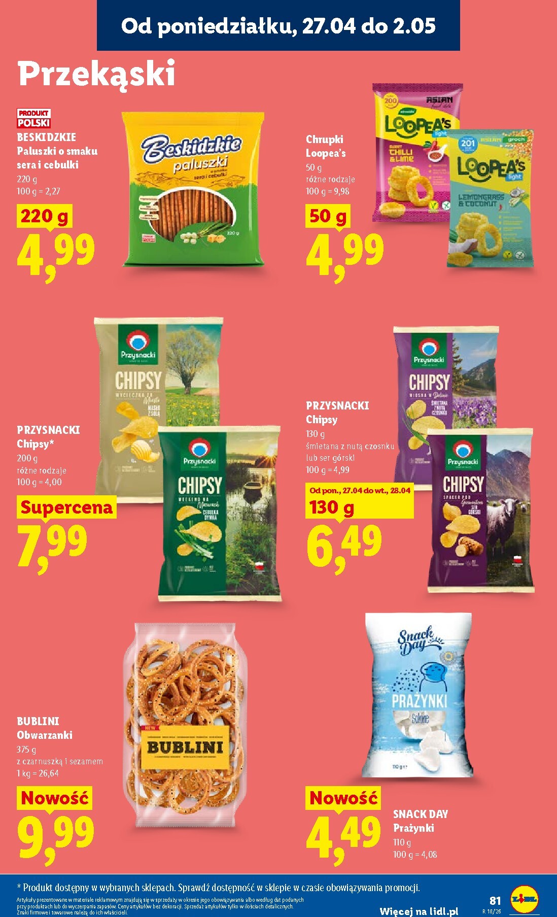 lidl - Nowa gazetka Lidl ważna od 27.04.2026 do 28.04.2026 - page: 81