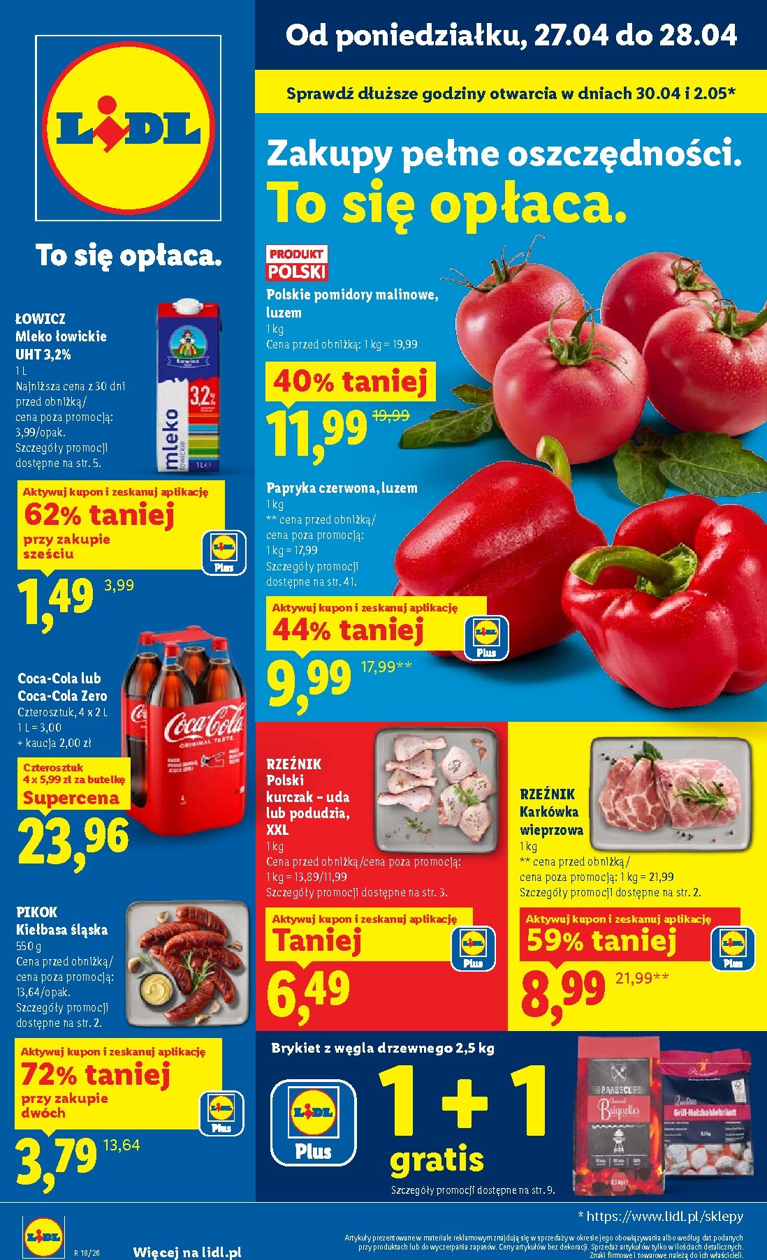 lidl - Nowa gazetka Lidl ważna od 27.04.2026 do 28.04.2026