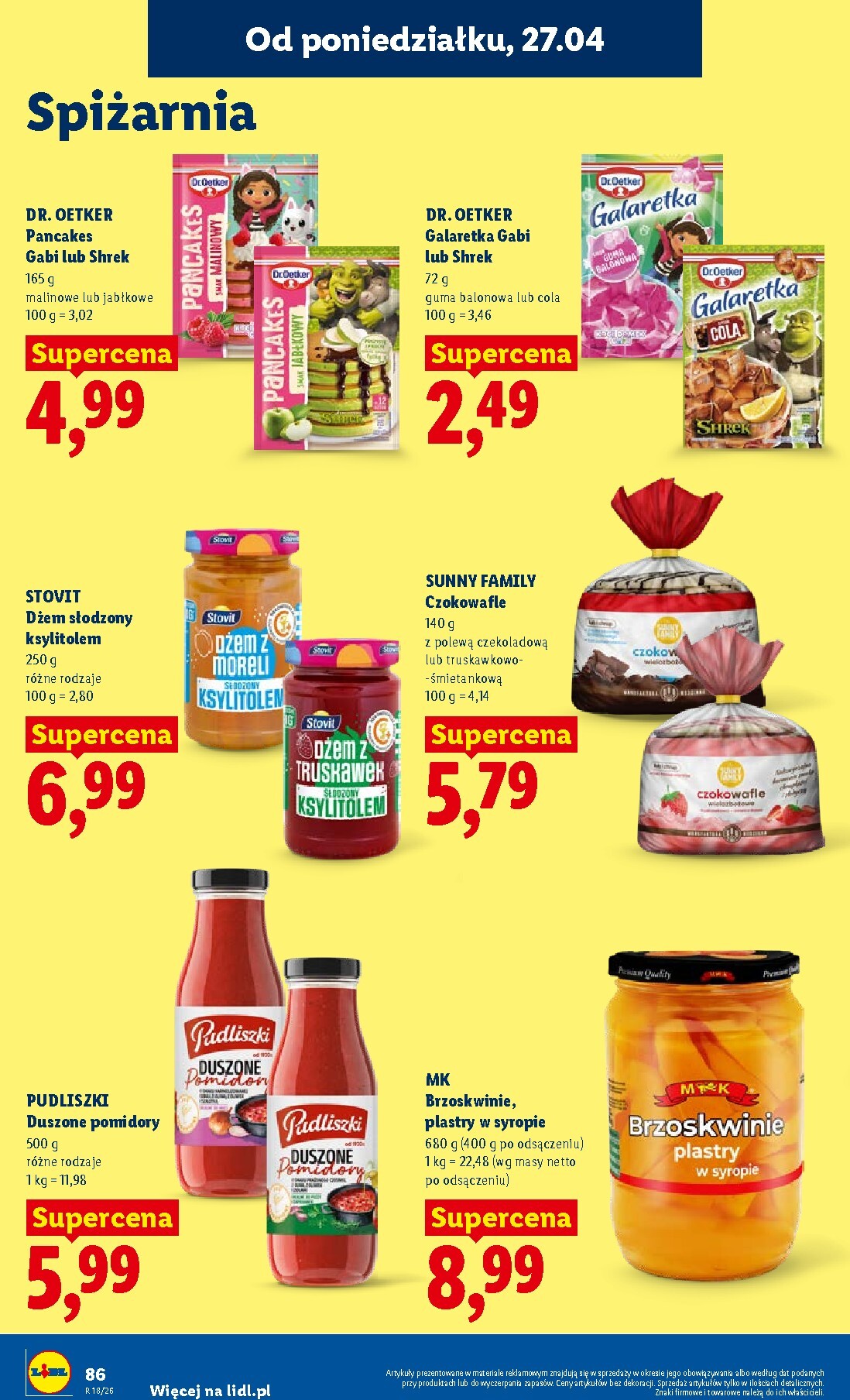 lidl - Nowa gazetka Lidl ważna od 27.04.2026 do 28.04.2026 - page: 86