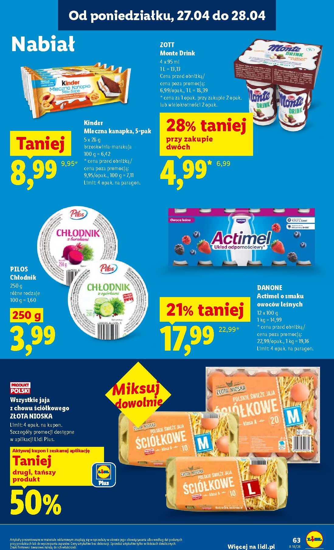 lidl - Nowa gazetka Lidl ważna od 27.04.2026 do 28.04.2026 - page: 63