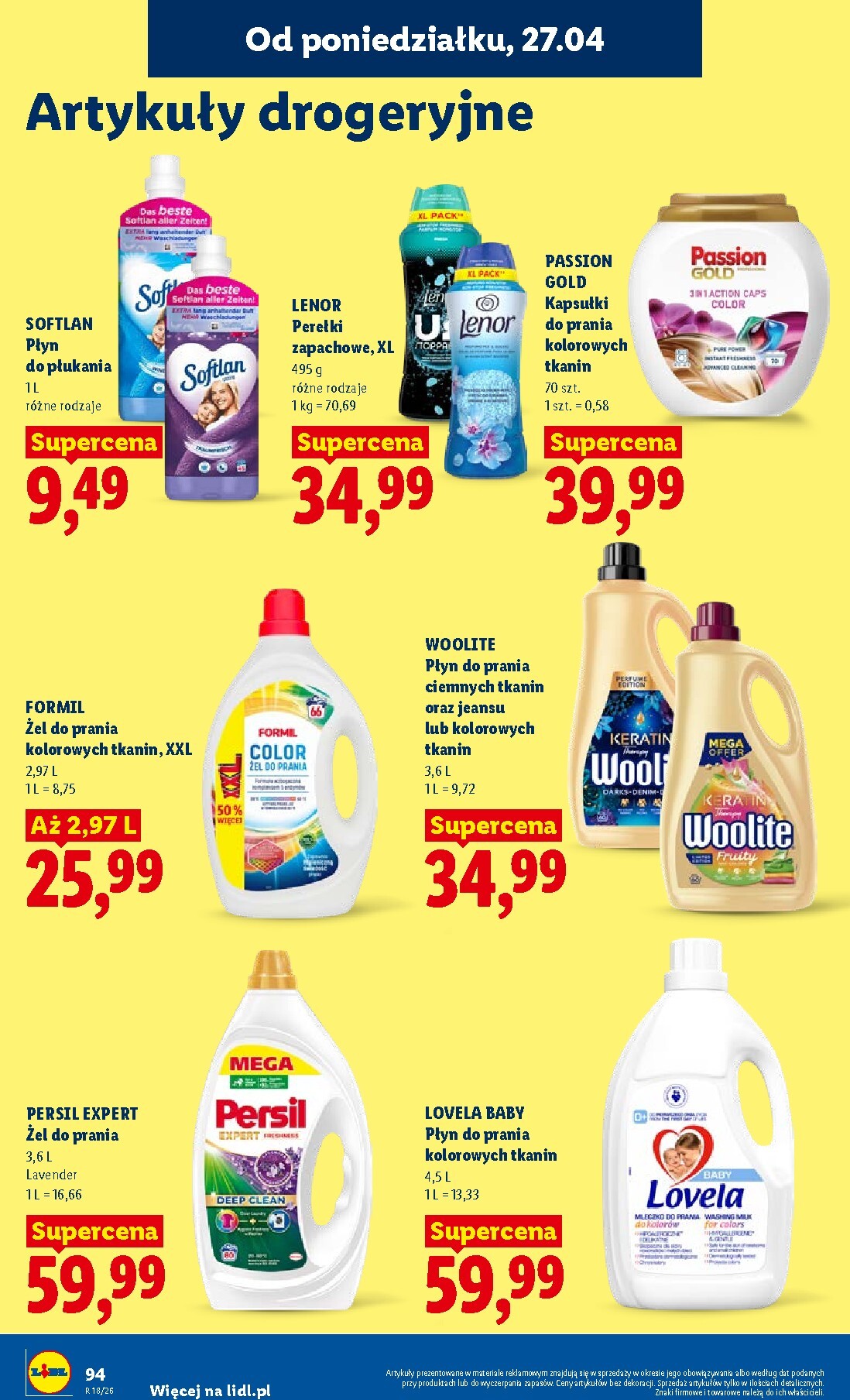 lidl - Nowa gazetka Lidl ważna od 27.04.2026 do 28.04.2026 - page: 94