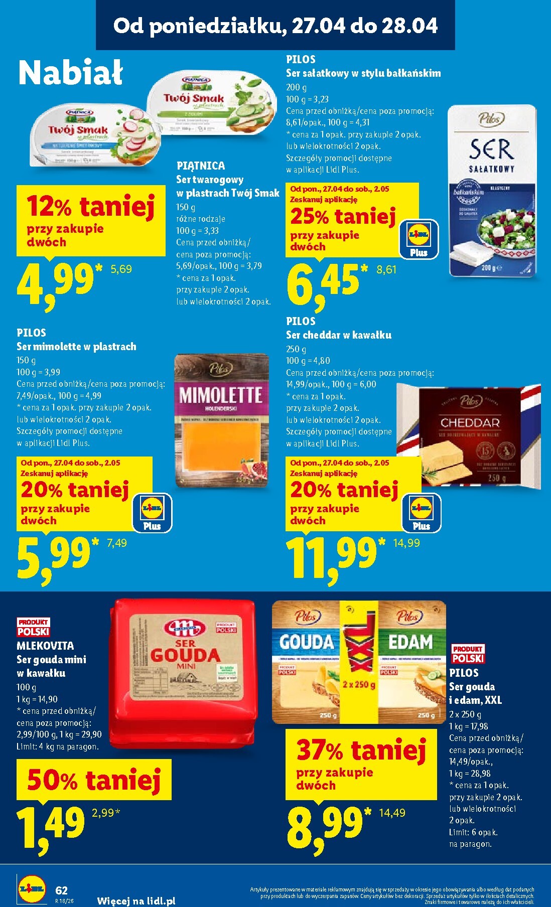 lidl - Nowa gazetka Lidl ważna od 27.04.2026 do 28.04.2026 - page: 62