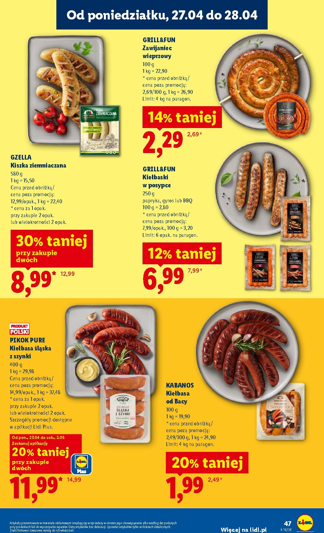 lidl - Nowa gazetka Lidl ważna od 27.04.2026 do 28.04.2026 - page: 47