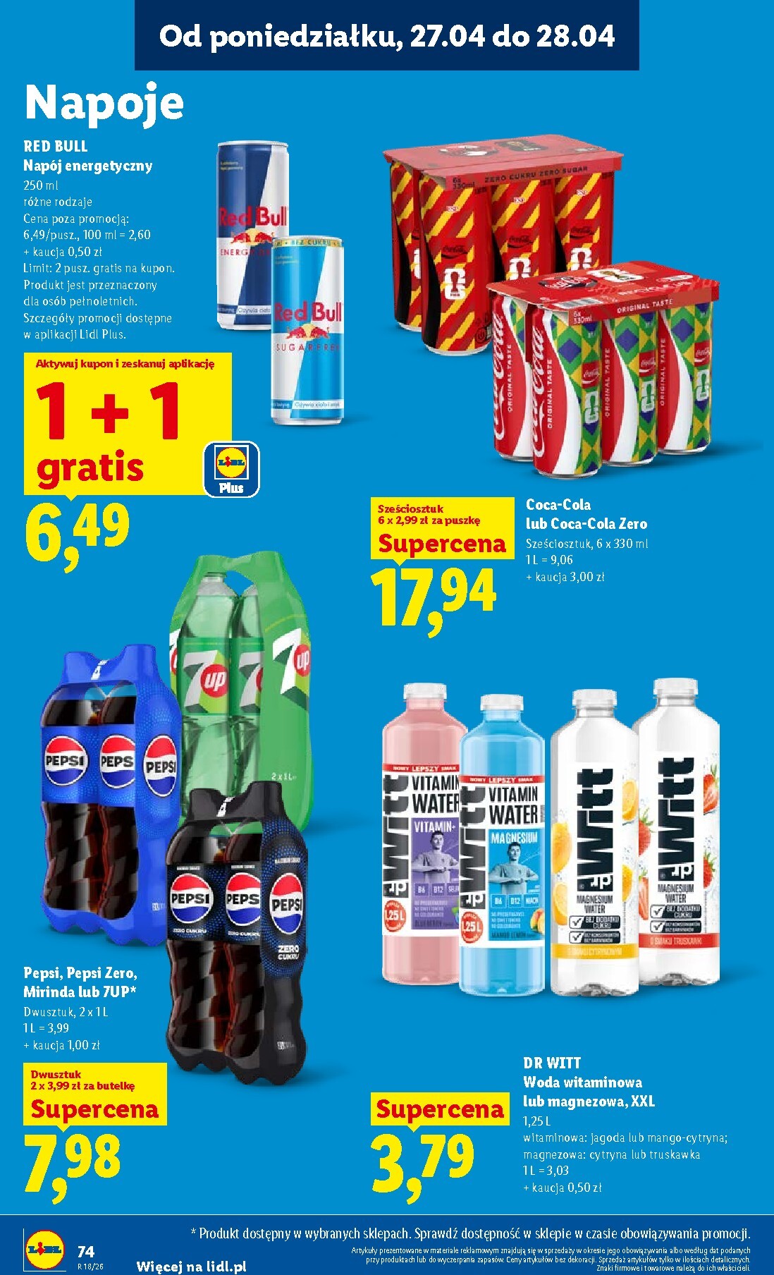 lidl - Nowa gazetka Lidl ważna od 27.04.2026 do 28.04.2026 - page: 74