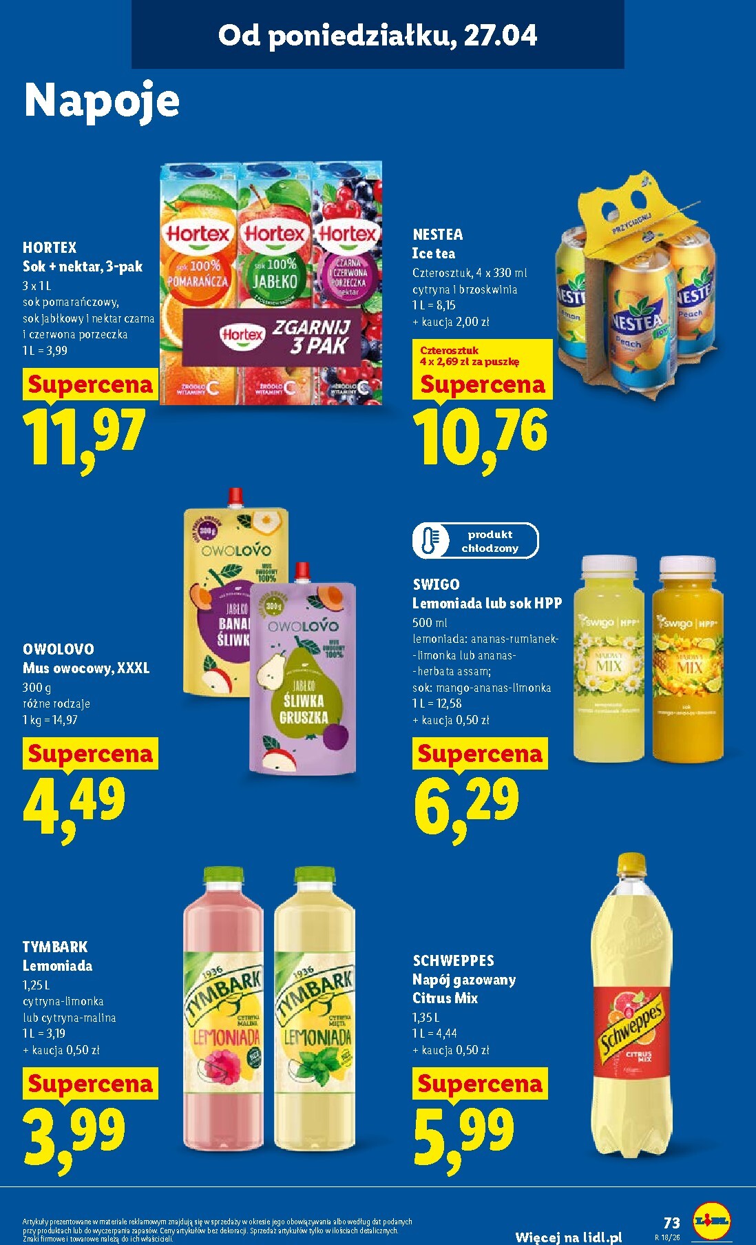 lidl - Nowa gazetka Lidl ważna od 27.04.2026 do 28.04.2026 - page: 73