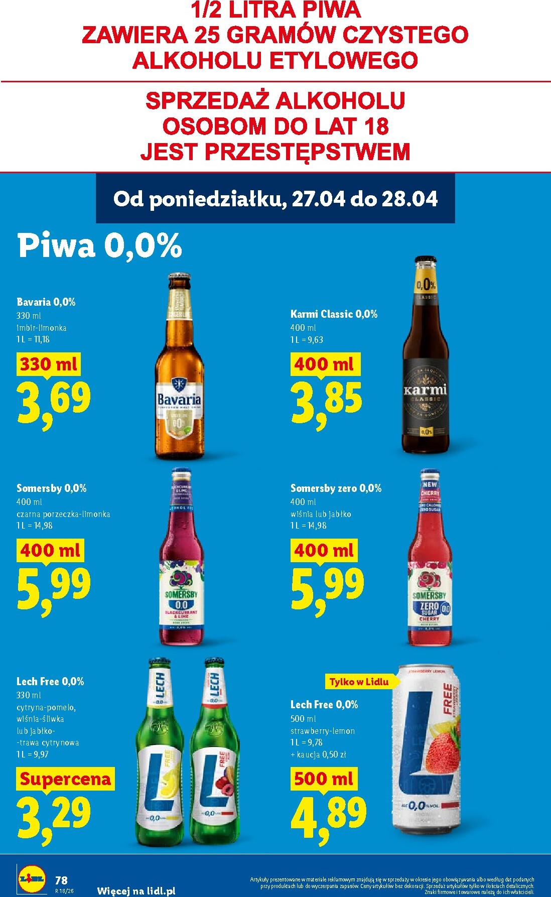 lidl - Nowa gazetka Lidl ważna od 27.04.2026 do 28.04.2026 - page: 78