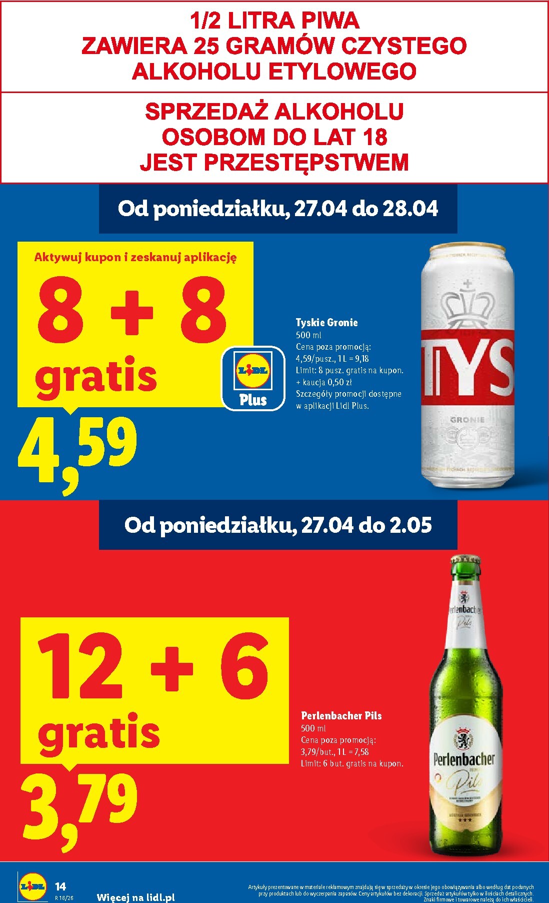 lidl - Nowa gazetka Lidl ważna od 27.04.2026 do 28.04.2026 - page: 14