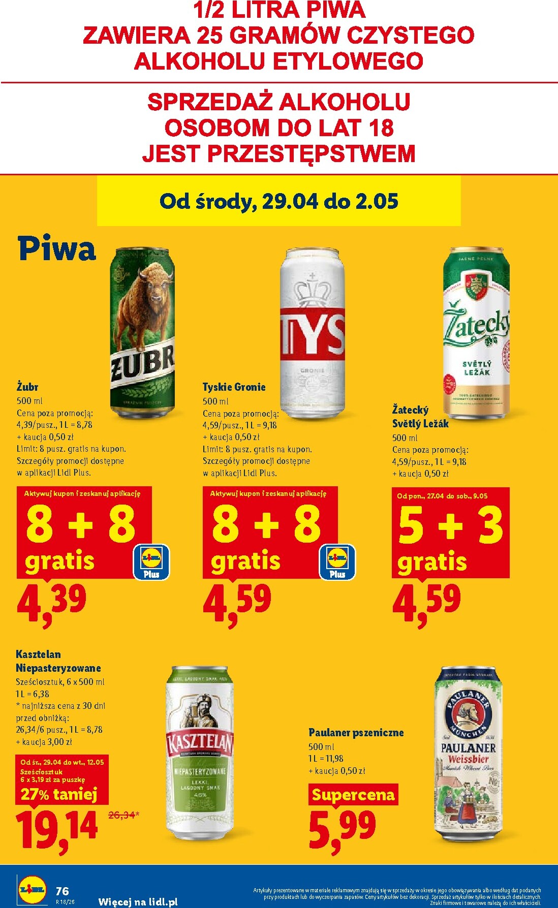 lidl - Nowa gazetka Lidl ważna od 29.04.2026 do 02.05.2026 - page: 78