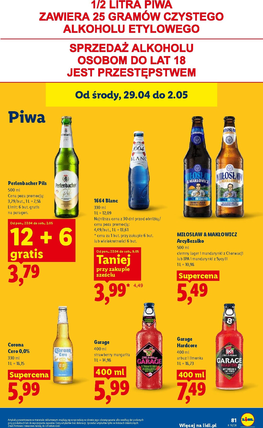 lidl - Aktualna gazetka Lidl ważna od 29.04.2026 do 02.05.2026 - page: 85
