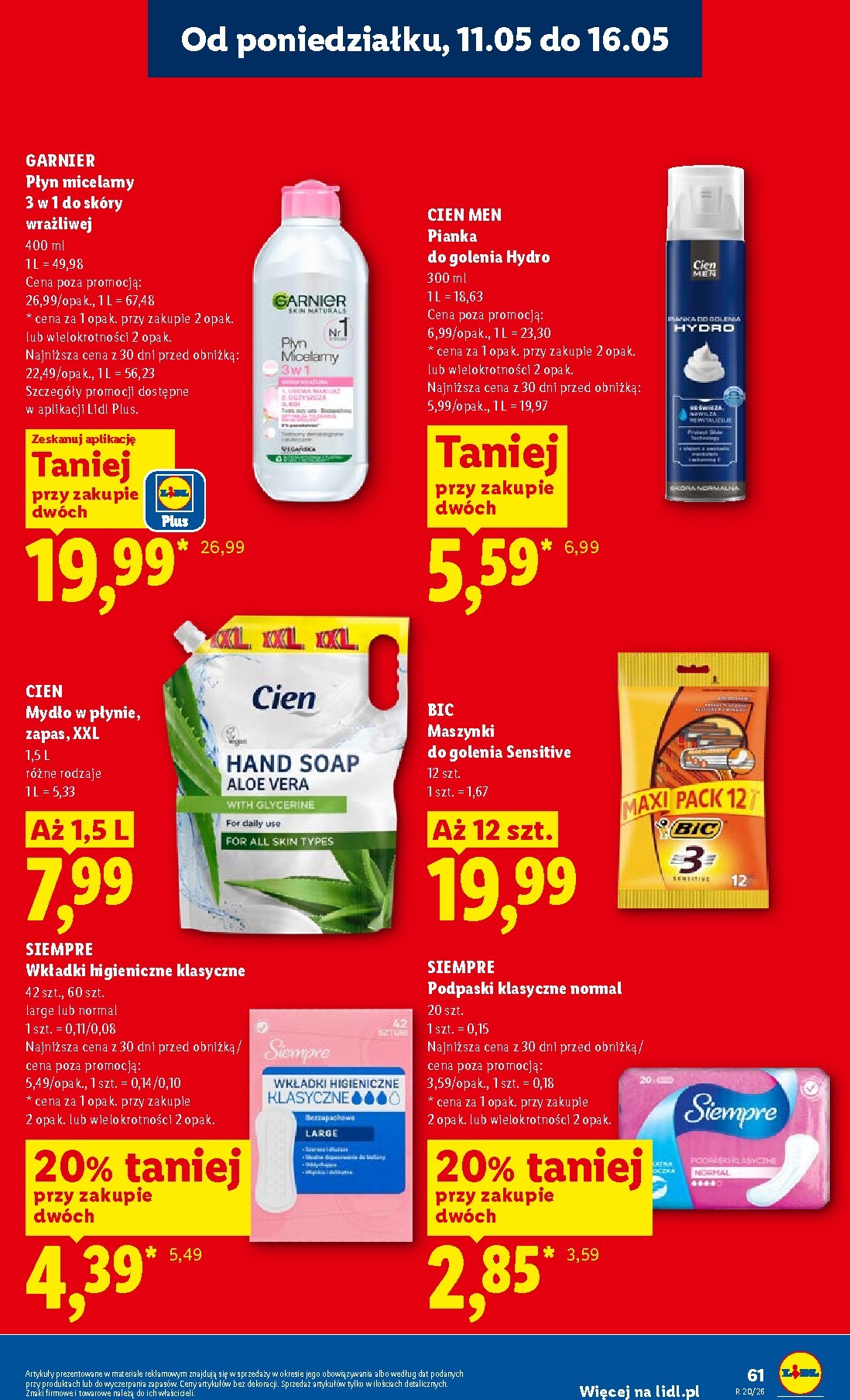 lidl - Nowa gazetka Lidl ważna od 11.05.2026 do 13.05.2026 - page: 61