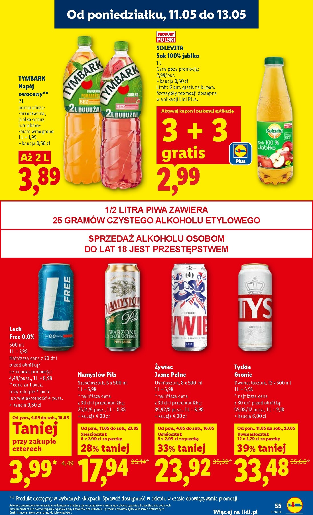 lidl - Nowa gazetka Lidl ważna od 11.05.2026 do 13.05.2026 - page: 55