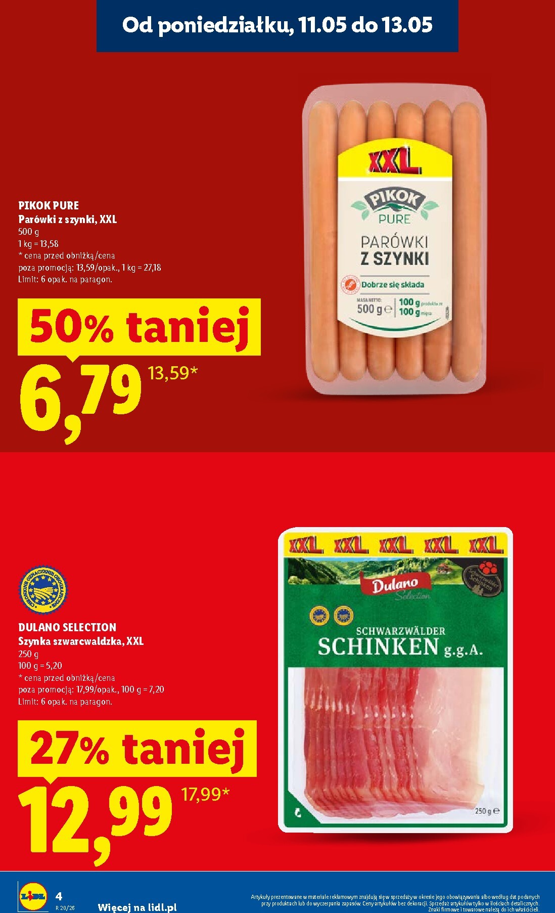 lidl - Nowa gazetka Lidl ważna od 11.05.2026 do 13.05.2026 - page: 4