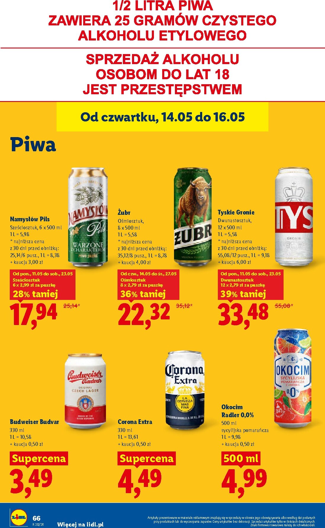lidl - Aktualna gazetka Lidl ważna od 14.05.2026 do 16.05.2026 - page: 74