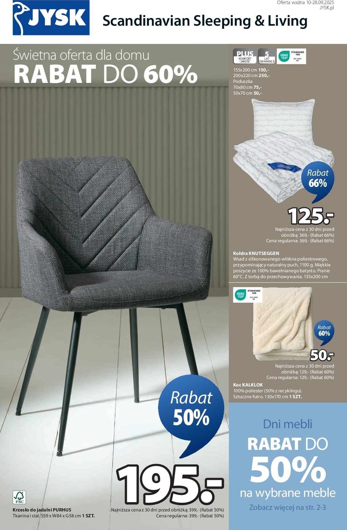jysk - Gazetka JYSK - ważna od 10.09. do 28.09.