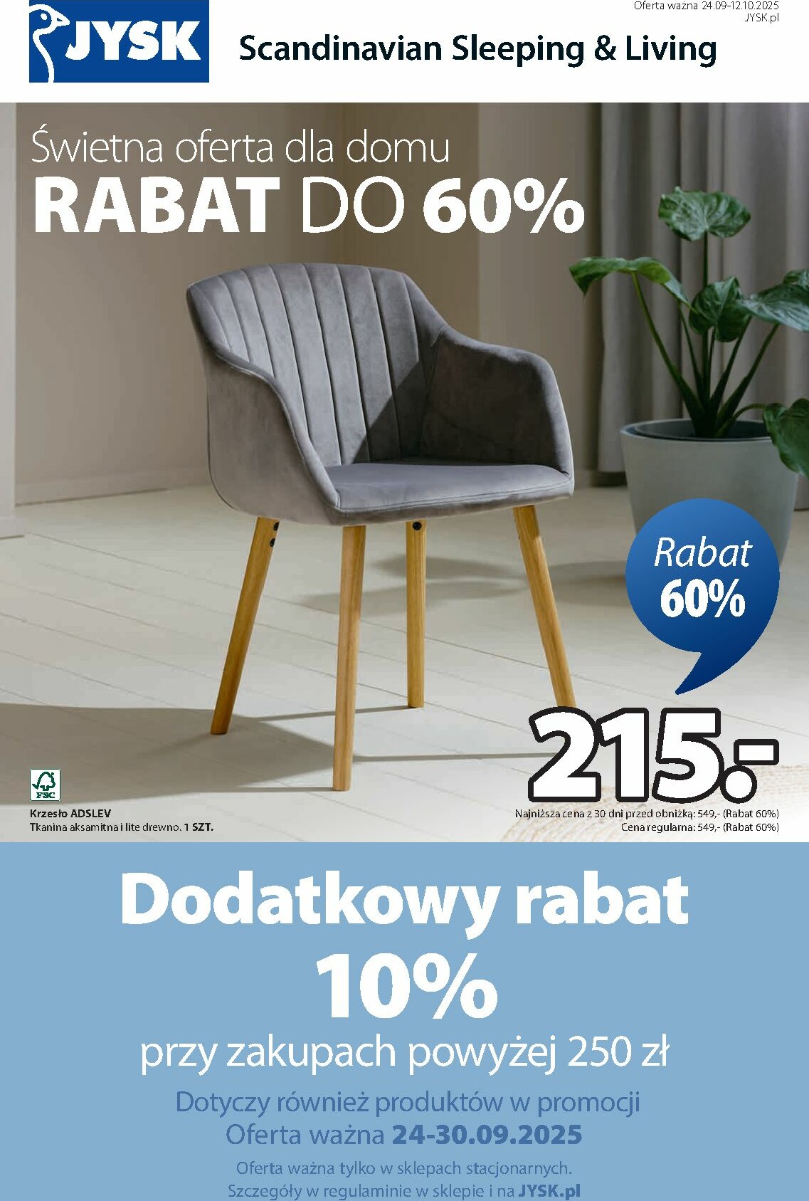 jysk - Gazetka JYSK - ważna od 24.09. do 12.10.