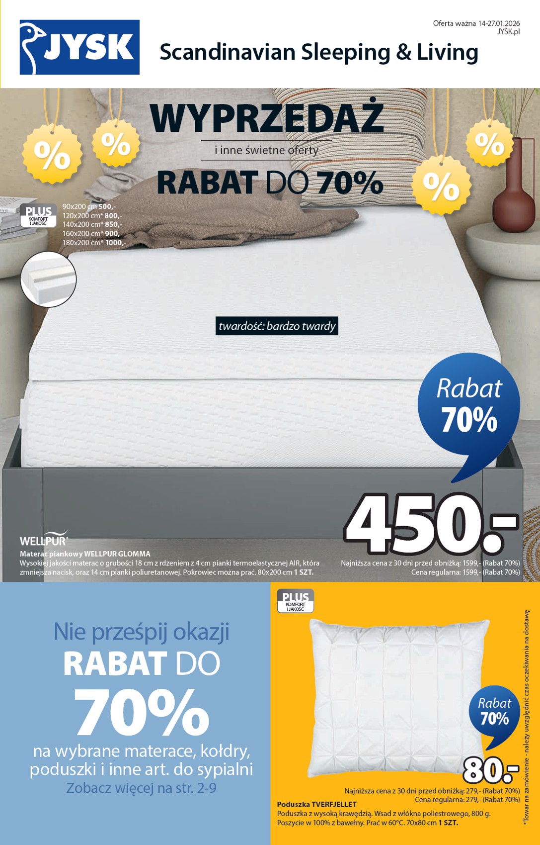 jysk - Gazetka JYSK - ważna od 14.01. do 27.01.