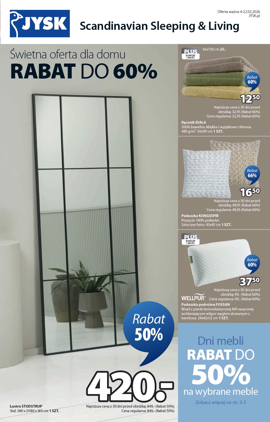 jysk - Gazetka JYSK - ważna od 04.02.2026 do 22.02.2026