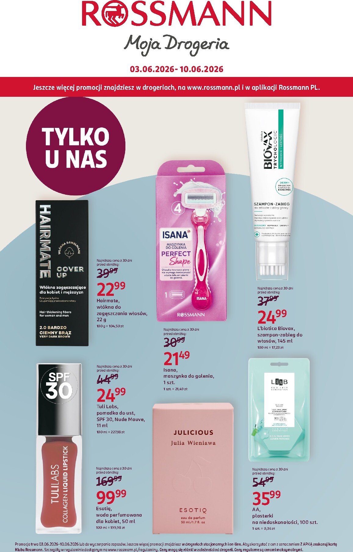 rossmann - Aktualna gazetka Rossmann ważna od 03.06.2026 do 10.06.2026 - page: 1