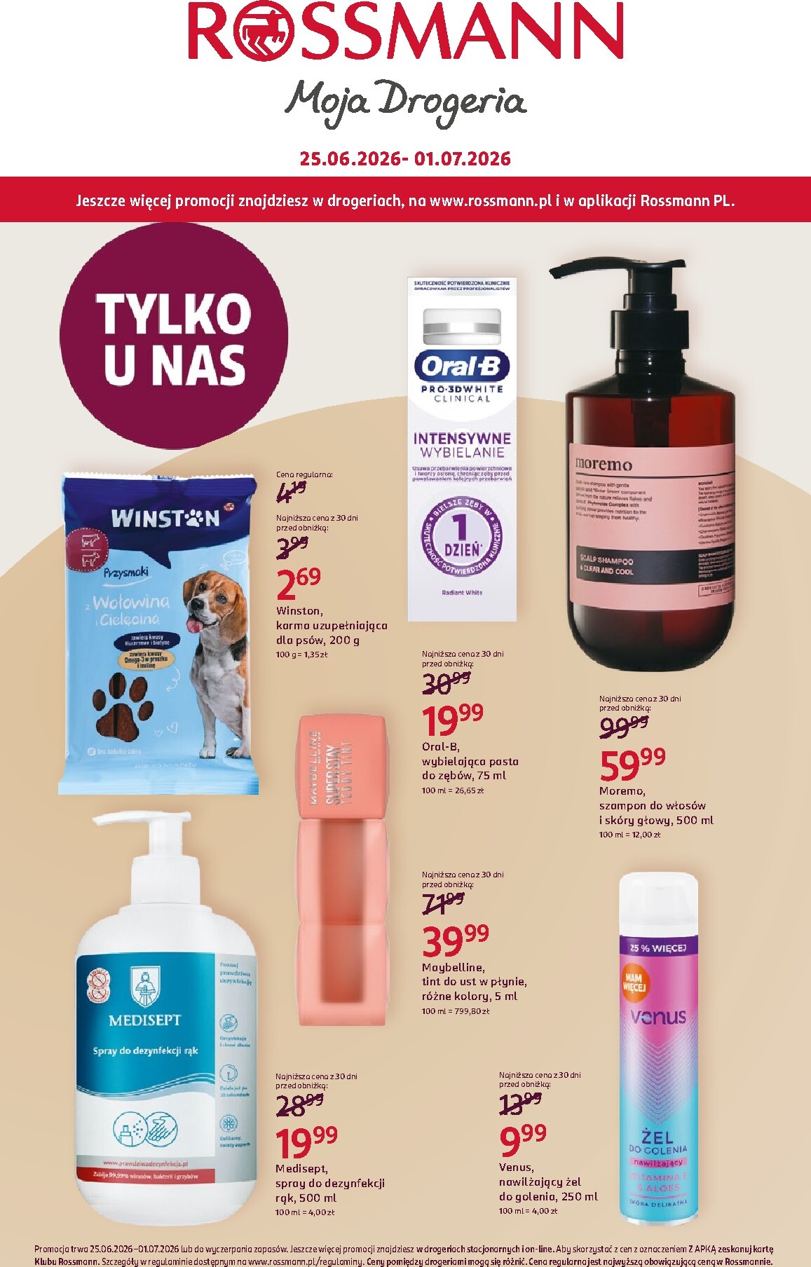 rossmann - Aktualna gazetka Rossmann ważna od 25.06.2026 do 01.07.2026