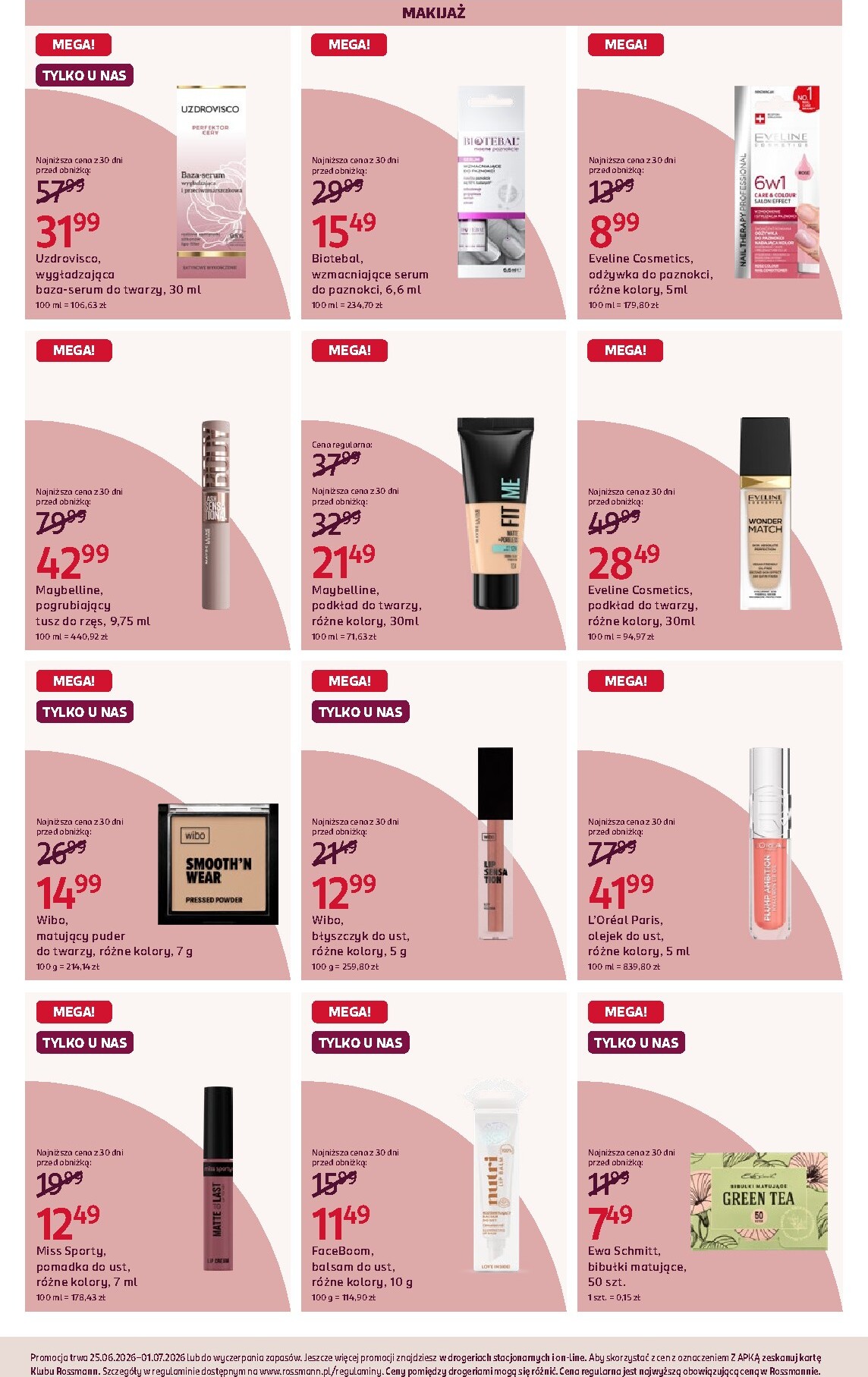 rossmann - Aktualna gazetka Rossmann ważna od 25.06.2026 do 01.07.2026 - page: 7